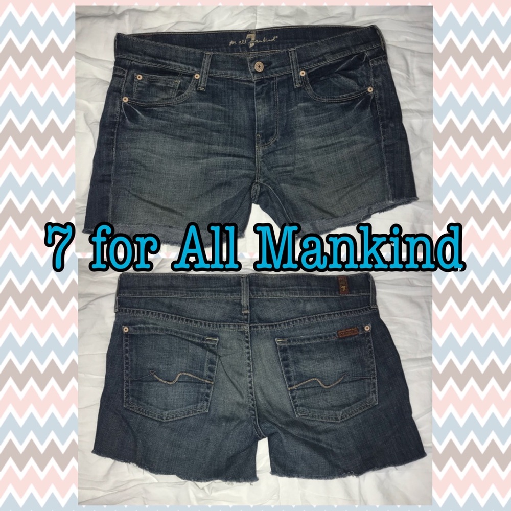 7 for All Mankind Jean Shorts
